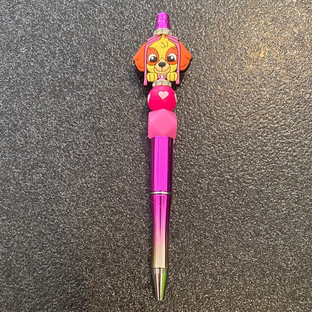 🍭Stella Paw patrol pink metallic shaded pen